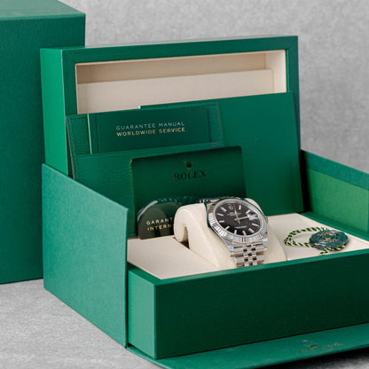 ROLEX DATEJUST 41 BLUE DIAL JUBILEE REF: 126334