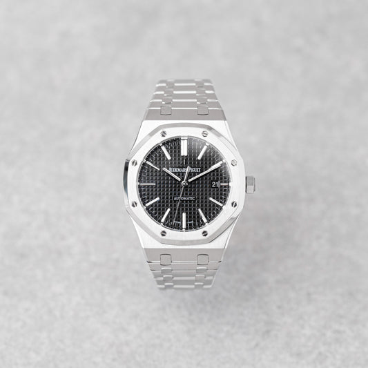 AUDEMARS PIGUET ROYAL OAK 41MM BLACK REF: 15400ST (2018)