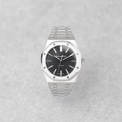 AUDEMARS PIGUET ROYAL OAK 41MM PRETO REF: 15400ST (2018)