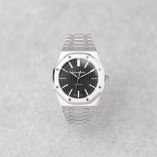 AUDEMARS PIGUET ROYAL OAK 41MM BLACK REF: 15400ST (2018)