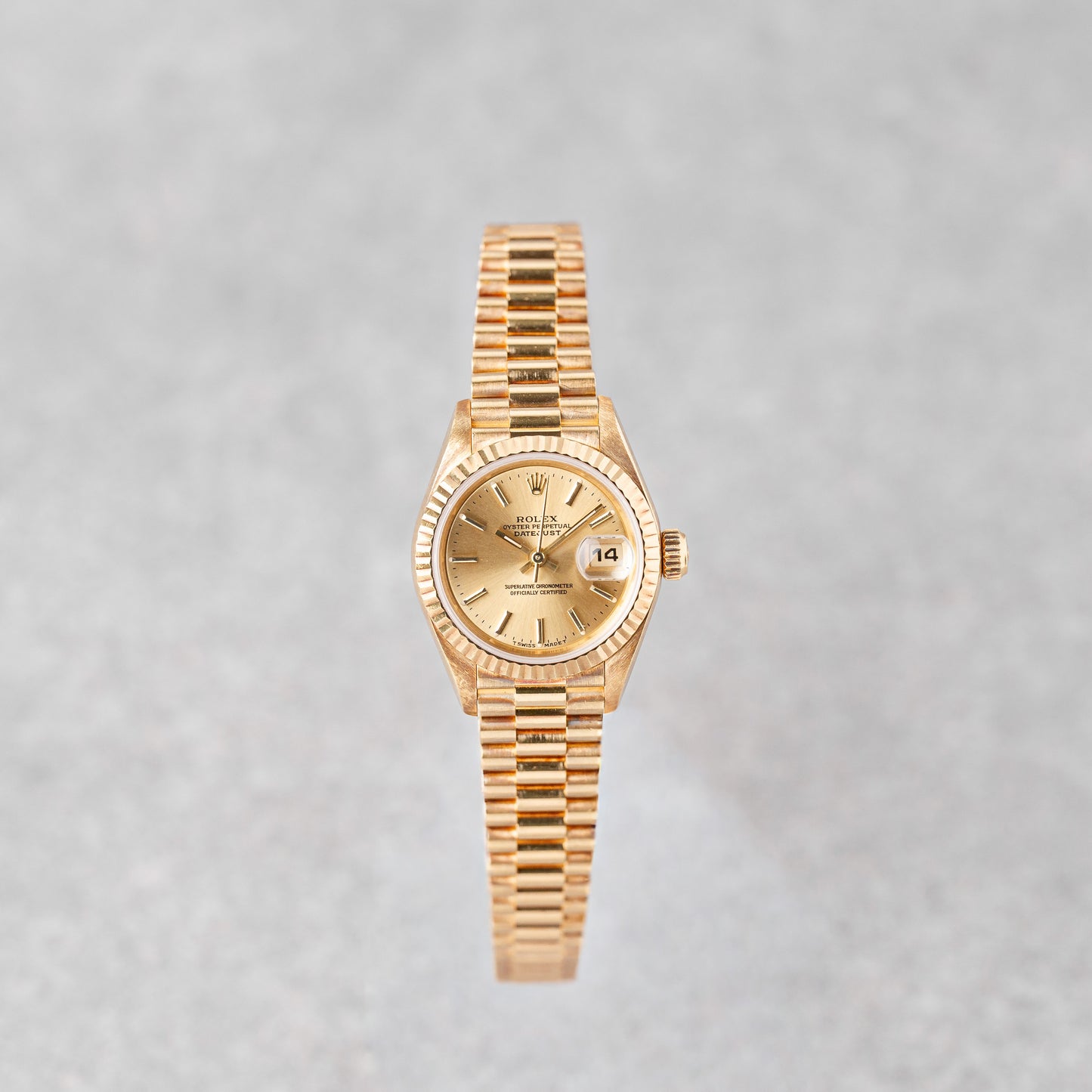 ROLEX LADY-DATEJUST 26 GOLD REF: 69178