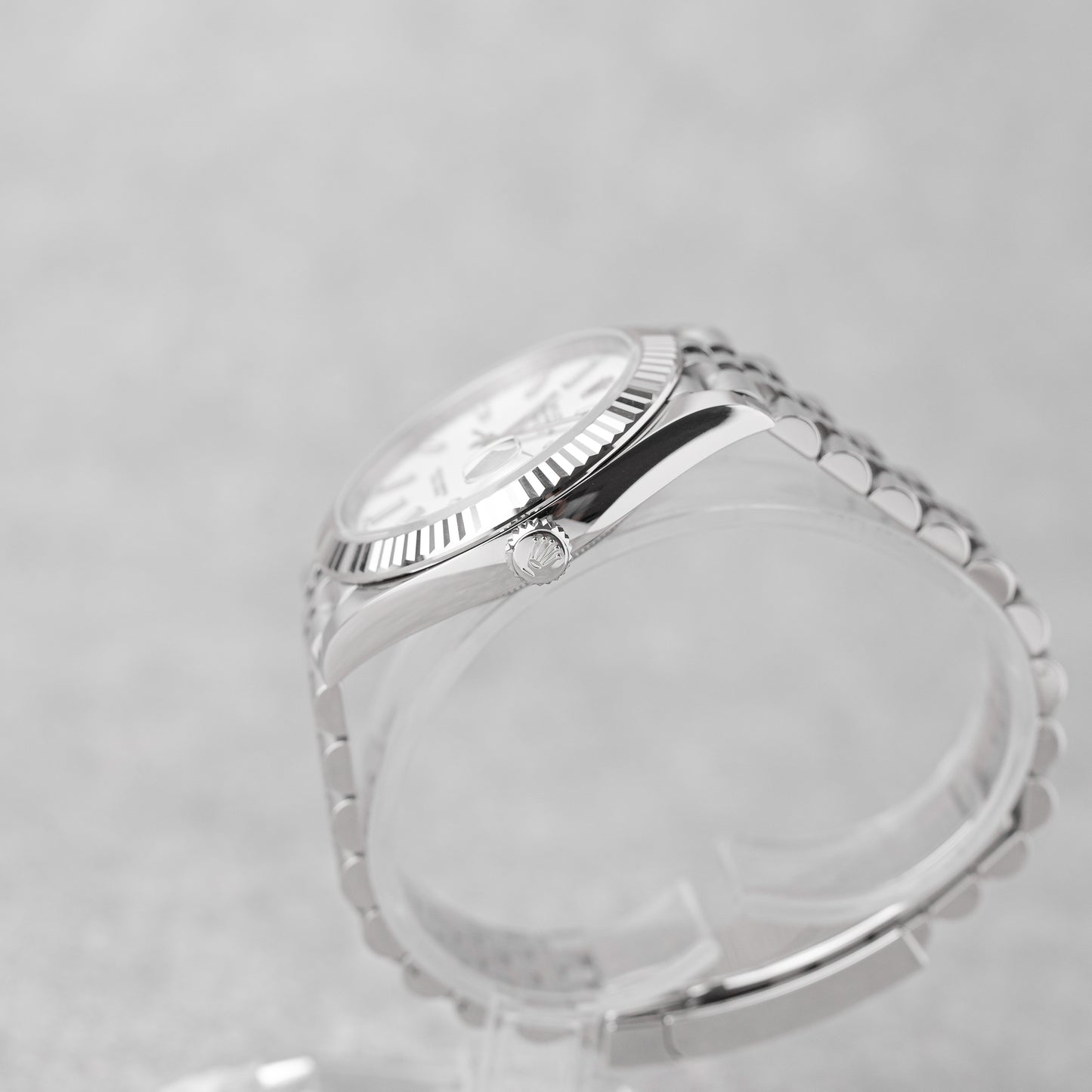 ROLEX DATEJUST 41 WHITE DIAL REF: 126334 (2025)