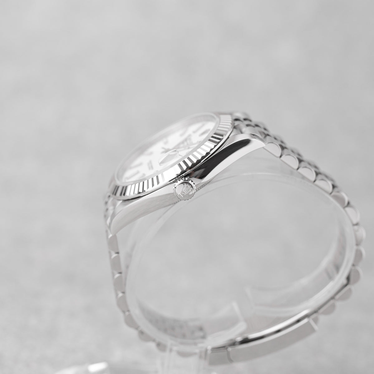 ROLEX DATEJUST 41 WHITE DIAL REF: 126334 (2025)