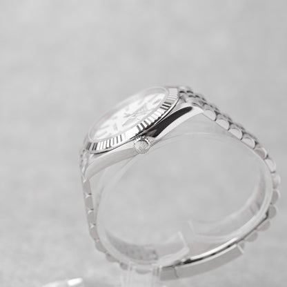 ROLEX DATEJUST 41 WHITE DIAL REF: 126334 (2025)