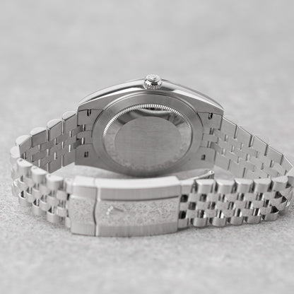 ROLEX DATEJUST 41 RHODIUM DIAL REF: 126300 (2024)