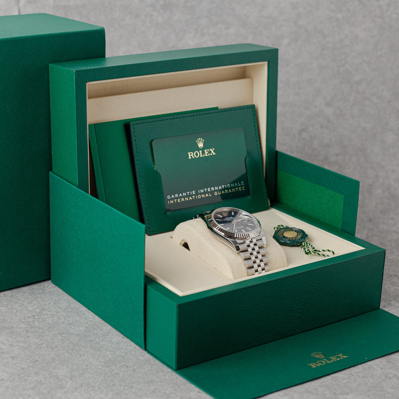 ROLEX DATEJUST 41 BLUE DIAL REF: 126334 (2025)
