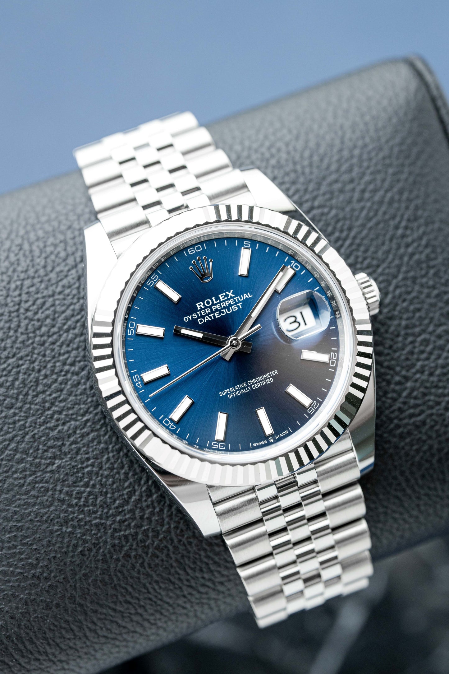 ROLEX DATEJUST 41 BLUE DIAL REF: 126334 (2025)
