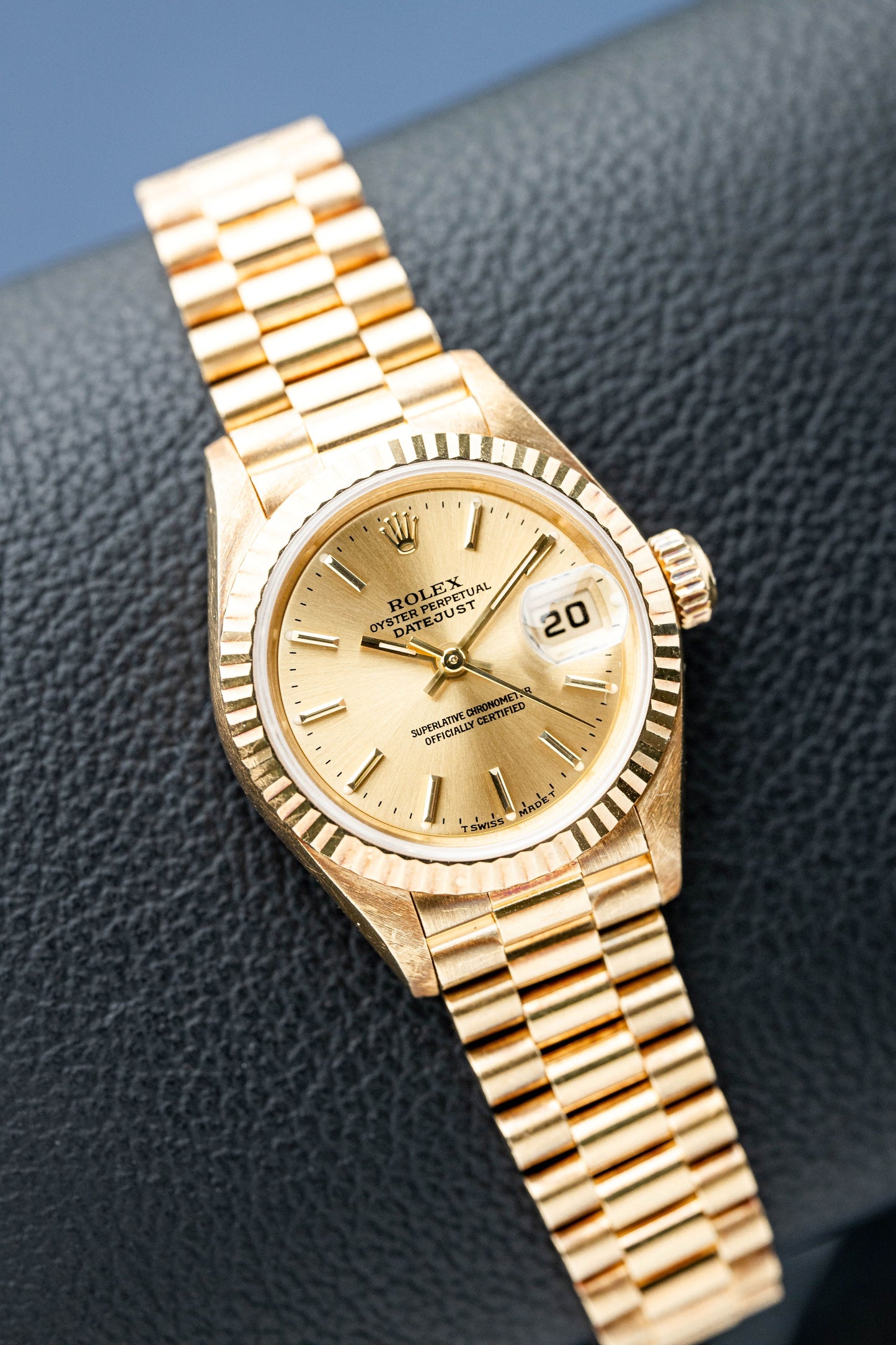 ROLEX LADY-DATEJUST 26 GOLD REF: 69178