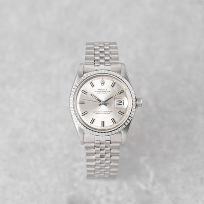 ROLEX DATEJUST 36 SILVER DIAL REF: 1603