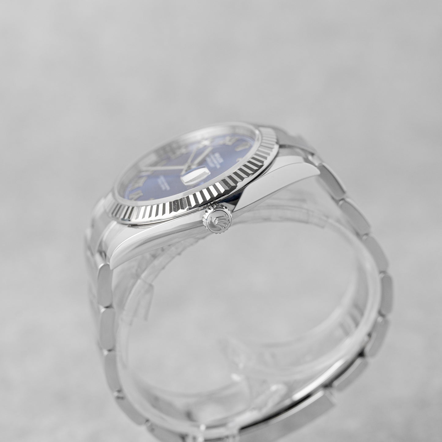 ROLEX DATEJUST 41 AZZURO BLUE DIAL REF: 126334 (2024)