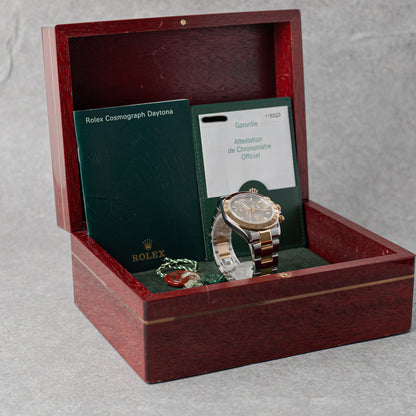 ROLEX DAYTONA AÇO/OURO 'MOSTRADOR CINZA' REF: 116523 (2006)