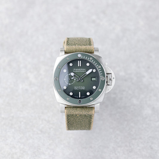 PANERAI SUBMERSIBLE MARINA MILITARE 44MM REF: PAM01697