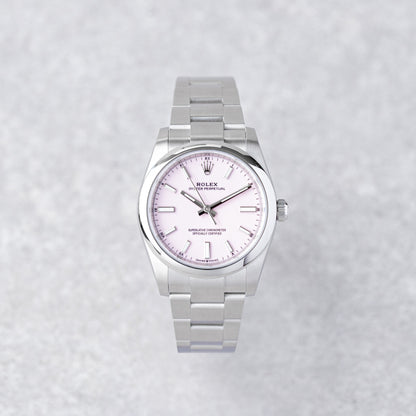 ROLEX OYSTER PERPETUAL 34 'ROSADO DOCE' REF: 124200