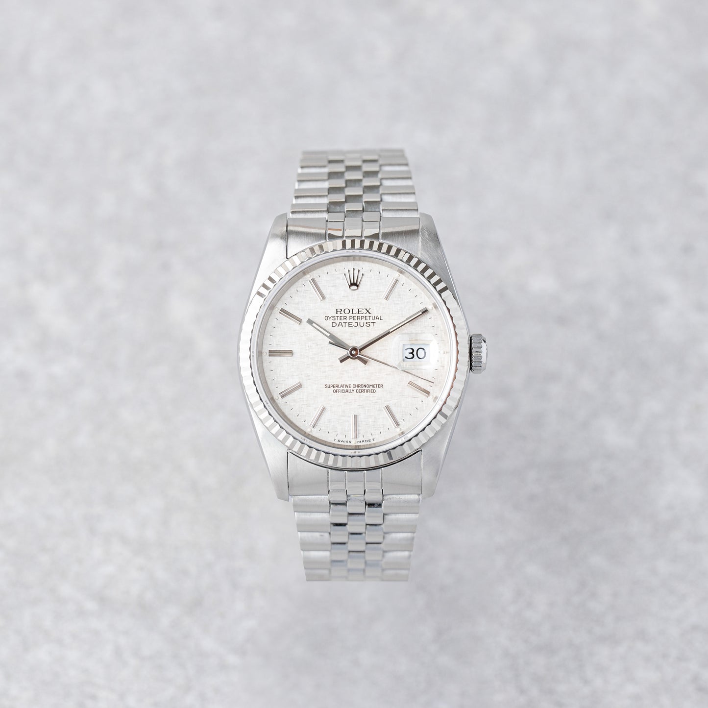 ROLEX DATEJUST 36 DIAL LINHO REF: 16234