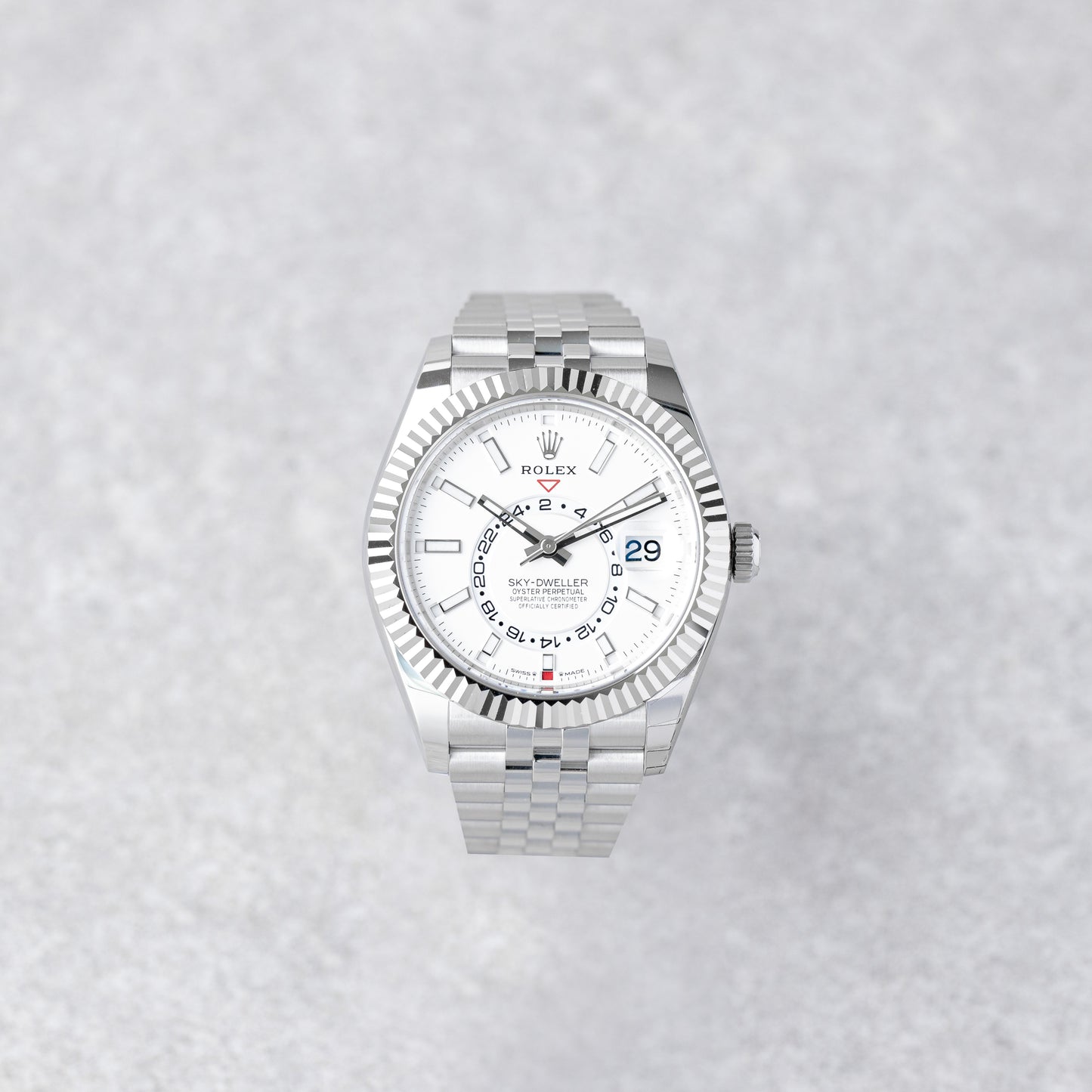 ROLEX SKY-DWELLER DIAL BRANCO JUBILEE REF: 336934