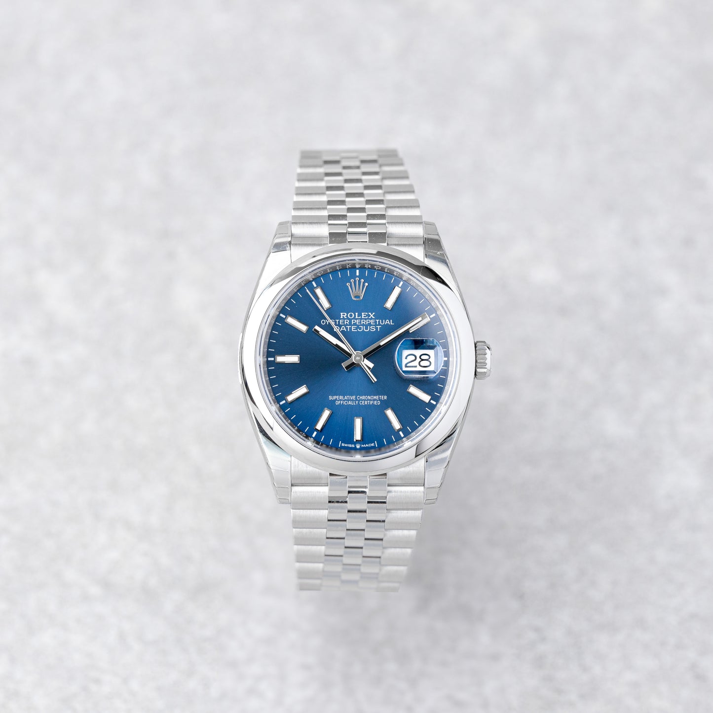 ROLEX DATEJUST 36 AZUL JUBILEE REF: 126200
