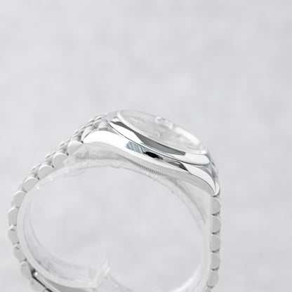 ROLEX DATEJUST 36 JUBILEU PRATEADO REF: 126200