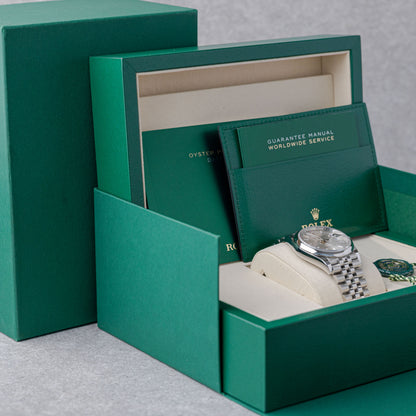 ROLEX DATEJUST 36 JUBILEU PRATEADO REF: 126200
