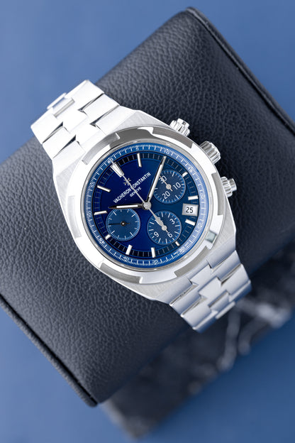 VACHERON CONSTANTIN OVERSEAS CRONÓGRAFO AZUL REF: 5500V/110A-B148