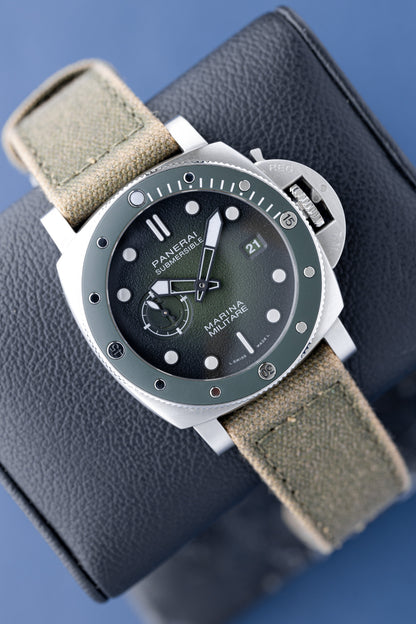 PANERAI SUBMERSIBLE MARINA MILITARE 44MM REF: PAM01697
