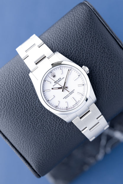 ROLEX OYSTER PERPETUAL 34 'ROSADO DOCE' REF: 124200