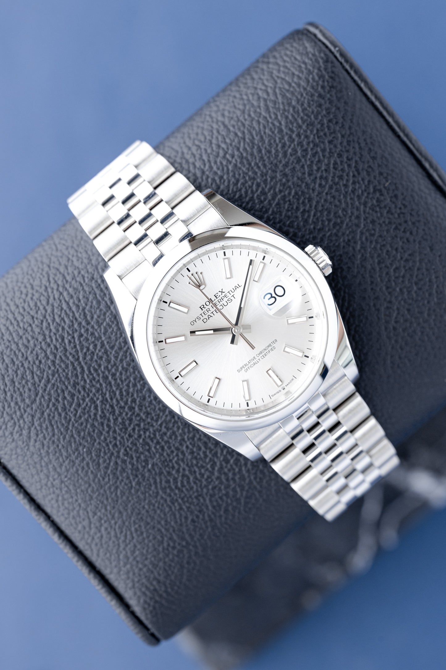 ROLEX DATEJUST 36 JUBILEU PRATEADO REF: 126200