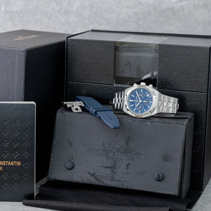 VACHERON CONSTANTIN OVERSEAS CRONÓGRAFO AZUL REF: 5500V/110A-B148