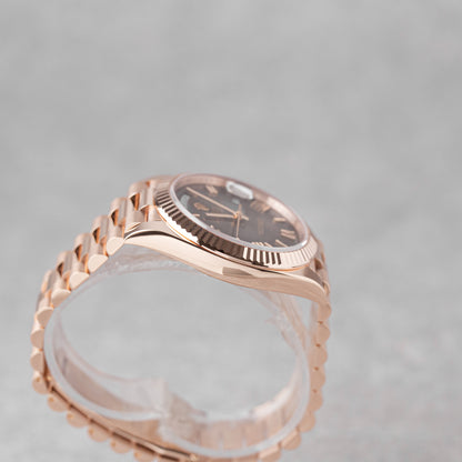 ROLEX DAY-DATE 40 PRESIDENT "SLATE GREY OMBRE" REF: 228235