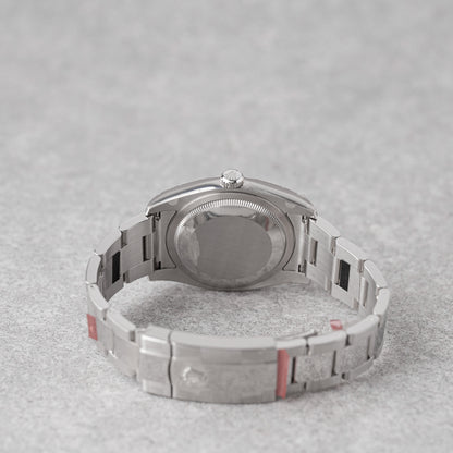 ROLEX DATEJUST 36 BLUE ROMAN DIAL REF: 116200 (NOS/STICKERS)